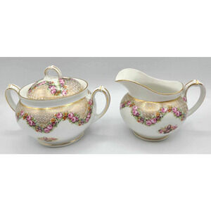 Vintage MZ Austria Sugar and Creamer